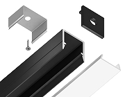 Профиль накладной Ambrella Light GP GP1650BK цвет черный-2