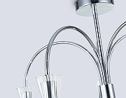 Люстра на штанге Ambrella Light LH LH55651 цвет плафона/подвески Прозрачный, цвет арматуры Хром-6