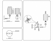 Бра Ambrella Light LH LH71506 цвет плафона/подвески Белый, цвет арматуры Латунь-7