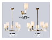 Бра Ambrella Light LH LH71506 цвет плафона/подвески Белый, цвет арматуры Латунь-2