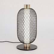 Настольная лампа Lussole LSP-094 LSP-0944 цвет плафона/подвески Белый, Черный, цвет арматуры Золото, Черный-1