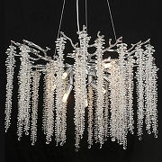 Люстра Lussole LSP-6047 цвет плафона/подвески Прозрачный, цвет арматуры Серебро