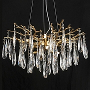 Люстра Lussole LSP-6048 цвет плафона/подвески Прозрачный, цвет арматуры Бронза