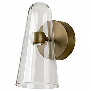 Бра Lussole Milam LSP-7456 цвет плафона/подвески Прозрачный, цвет арматуры Бронза