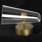 Бра Lussole Milam LSP-7456 цвет плафона/подвески Прозрачный, цвет арматуры Бронза-1