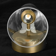 Бра Lussole Milam LSP-7456 цвет плафона/подвески Прозрачный, цвет арматуры Бронза-2