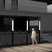 Ландшафтный светильник Maytoni Blitz O470FL-L40GF3K цвет плафона/подвески графитовый, цвет арматуры графитовый-6