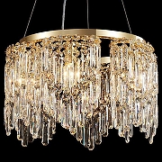 Люстра Lussole Presidio LSP-6042 цвет плафона/подвески Прозрачный, цвет арматуры Золото