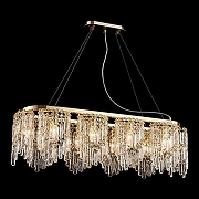 Люстра Lussole Presidio LSP-6043 цвет плафона/подвески Прозрачный, цвет арматуры Золото-1