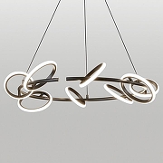 Люстра Lussole Kimble LSP-7419 цвет плафона/подвески Белый, Черный, цвет арматуры Черный