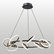 Люстра Lussole Kimble LSP-7419 цвет плафона/подвески Белый, Черный, цвет арматуры Черный-1