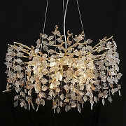 Люстра Lussole LSP-6049 цвет плафона/подвески Прозрачный, цвет арматуры Золото