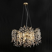 Люстра Lussole LSP-6049 цвет плафона/подвески Прозрачный, цвет арматуры Золото-1