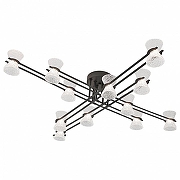 Люстра Lussole Sherman LSP-7470 цвет плафона/подвески Прозрачный, цвет арматуры Черный