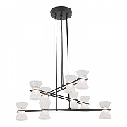 Люстра Lussole Sherman LSP-7471 цвет плафона/подвески Прозрачный, цвет арматуры Черный-1