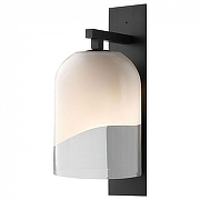 Бра Lussole Milam LSP-8997 цвет плафона/подвески Белый, Прозрачный, цвет арматуры Черный