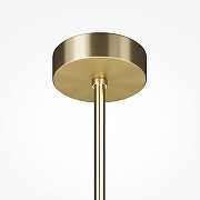 Люстра на штанге Maytoni MOD360PL-08BS цвет плафона/подвески Бежевый, цвет арматуры Латунь-8