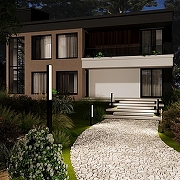 Ландшафтный светильник Maytoni Blitz O470FL-L20GF3K цвет плафона/подвески графитовый, цвет арматуры графитовый-5