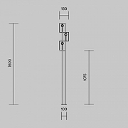 Ландшафтный светильник Maytoni Torq O494FL-L30B3K цвет плафона/подвески черный, цвет арматуры черный-8