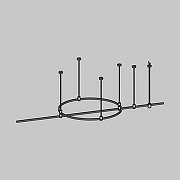 Трек подвесной Maytoni FLARITY TFC-Flar-H05-PT 800 мм х 2000 мм х 1200 мм-1
