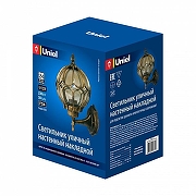 Светильник на штанге Uniel UL-00007526 цвет плафона/подвески Золото, Прозрачный, цвет арматуры Золото-2