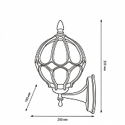 Светильник на штанге Uniel UL-00007526 цвет плафона/подвески Золото, Прозрачный, цвет арматуры Золото-4