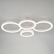 Люстра Rivoli Juniper Б0068478 цвет плафона/подвески Белый, Прозрачный, цвет арматуры Белый