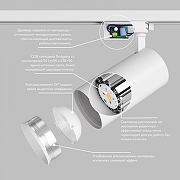 Светильник на штанге Denkirs DK6456-WH цвет плафона/подвески Белый, цвет арматуры Белый-4