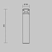 Ландшафтный светильник Maytoni Pyro O496FL-L21B3K2 цвет черный-7