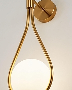 Бра Moderli Barocco V11573-1W цвет плафона/подвески Белый, Опал, цвет арматуры Золото-6