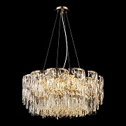 Люстра Lussole Presidio LSP-6045 цвет плафона/подвески Прозрачный, цвет арматуры Золото-1