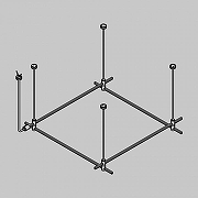 Трек подвесной Maytoni FLARITY TFC-Flar-H08-PT-1