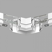 Соединитель угловой L-образный для треков встраиваемых Denkirs SMART ONE TR2026-WH цвет арматуры Белый-1