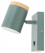 Бра Moderli Asheswood V11294-1W цвет плафона/подвески Зеленый, Коричневый, цвет арматуры Зеленый-1