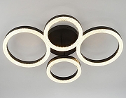 Люстра Rivoli Flora Б0068425 цвет плафона/подвески Прозрачный, Черный, цвет арматуры Черный