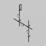 Трек накладной Maytoni FLARITY TFC-Flar-W01-PT-1