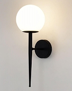 Бра Moderli Scrumbel V11562-1W цвет плафона/подвески Белый, Опал, цвет арматуры Черный-1