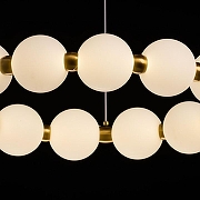 Люстра De City Крайс 17 657015101 цвет плафона/подвески Белый, цвет арматуры Бронза-4