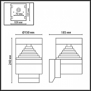 Светильник на штанге Odeon Light Hulk 7140/20WL цвет плафона/подвески Прозрачный, цвет арматуры Черный-5