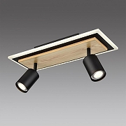 Спот Lumion Ledio 8025/19WL цвет плафона/подвески Черный, цвет арматуры Коричневый, Черный-1