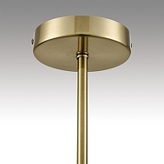 Люстра на штанге Lumion IMANA 8154/6C цвет плафона/подвески Прозрачный, цвет арматуры Медь-5