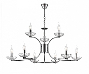 Люстра Lumion Classi 8155/9 цвет арматуры Прозрачный, Хром-2