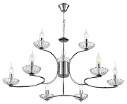 Люстра Lumion Classi 8155/9 цвет арматуры Прозрачный, Хром-4