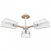 Люстра на штанге Lumion IRMA 8246/3C цвет плафона/подвески Белый, цвет арматуры Белый, Коричневый