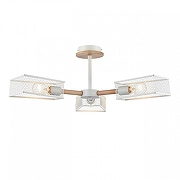 Люстра на штанге Lumion IRMA 8246/3C цвет плафона/подвески Белый, цвет арматуры Белый, Коричневый-2