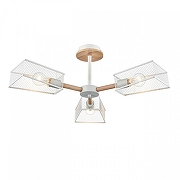 Люстра на штанге Lumion IRMA 8246/3C цвет плафона/подвески Белый, цвет арматуры Белый, Коричневый-3