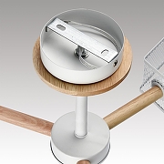 Люстра на штанге Lumion IRMA 8246/3C цвет плафона/подвески Белый, цвет арматуры Белый, Коричневый-5