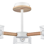 Люстра на штанге Lumion IRMA 8246/3C цвет плафона/подвески Белый, цвет арматуры Белый, Коричневый-8