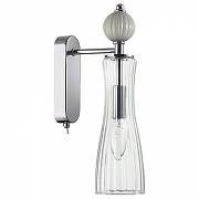 Бра Lumion EMILY 8269/1W цвет плафона/подвески Прозрачный, цвет арматуры Серый, Хром