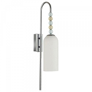 Бра Lumion TRACY 8271/1W цвет плафона/подвески Белый, цвет арматуры Голубой, Желтый, Хром